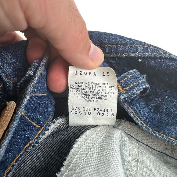 Vintage Levi’s 540 Mens 36x30 Blue Jeans 1980s Made In USA Leather Tab - Picture 6 of 8